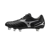 Mizuno Monarcida Neo III Rugby Si, Zapatillas de rugby unisex para adulto, Black Silver, 40.5 EU