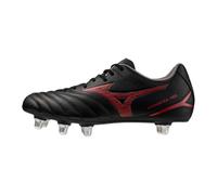 Mizuno Monarcida Neo III Rugby Si, Zapatillas de rugby unisex para adulto, Negro y rojo., 47 EU