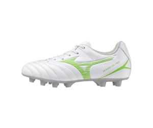 Mizuno MONARCIDA NEO III SELECT JR Botas de futbol Blanco/neon green Júnior Talla 36,5
