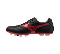 Mizuno MORELIA II ELITE Botas de futbol Negro/MORELIA 40th Rojo/Negro Sand Mujer/Hombreo Talla 44