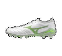Mizuno MORELIA NEO IV BETA JAPAN Botas de futbol Blanco/neon green/cool gray 3c Mujer/Hombreo Talla 40,5