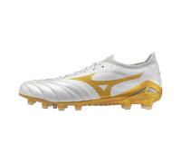 Mizuno MORELIA NEO IVβ JAPAN Botas de futbol Blanco/MP Oro/Cool Gray 3C Mujer/Hombreo Talla 40