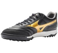 Mizuno Morelia Sala Classic TF - Zapatos de fútbol Sala Unisex, Black Gold Dark Shawdow, 45 EU
