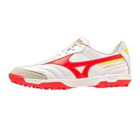 Mizuno Morelia Sala Classic TF, Fútbol Unisex Adulto, White Fiery Coral2 Bolt2, 44 EU