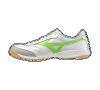 Mizuno MORELIA SALA PRO IN Blanco/neon green/galaxy silver Mujer/Hombreo Talla 45