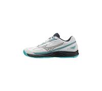 Mizuno Mujeres Break Shot 4 Carpet Zapatillas De Tenis Zapatilla para Pista Cubierta Blanco - Azul 38,5