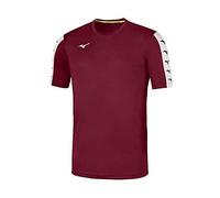 Mizuno Nara Training tee para Unisex Adulto Color Burgundy Talla L