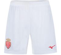 Mizuno - Pantalón corto AS Monaco Primera Equipación 2025-2026, Unisex, White, M