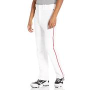 Mizuno Pantalón de béisbol Premier Pro Piped G2 para Hombre Adulto, Hombre, 350387.0010.06.L, Blanco/Rojo, L