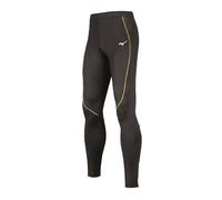 Mizuno Pantalón Hombre Team Premium Long Tight 09 Negro/Amarillo Fluo