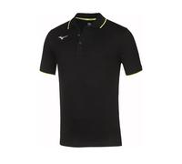 Mizuno Polo Hombre Team, a La Sport - 09 ( Negro/Yellow Fluo )