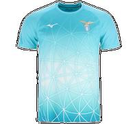 Mizuno Pre Match Jersey S.S. Lazio Men Botas de futbol Azure Azul Hombre Talla M