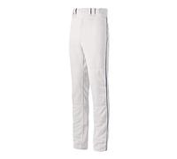 Mizuno Premier Pro Piped G2 - Pantalón de béisbol para Hombre, Hombre, Premier Pro Pant G2 S - Pantalón con Ribete, Color Blanco y Azul Marino, 350387.0051.04.S, Blanco/Azul Marino., S