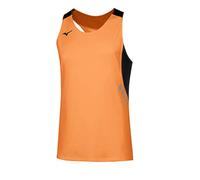 Mizuno Premium JPN Singlet para Hombre Color Orange Clown Fish/Black Talla M