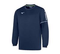 Mizuno Sendai Training Round Neck Sudadera, Navy, XL Unisex Adultos