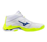 Mizuno Shoe Wave Lightning Elite MID. 39 - White LightYellow Dazzling Blue 44, 39 White Lightyellow Dazzling Blue, 42 EU