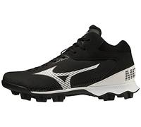 Mizuno Sneaker Wave Lightrevo Mid Hombre, negro/blanco, 44 EU