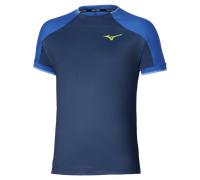 Mizuno Stargazer Shadow Graphic Short Sleeve Tee Estate Azul Hombre Talla M