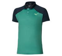 Mizuno Stargazer Shadow Short Sleeve Polo Foliage Green Camiseta de hombre M