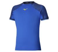Mizuno Stargazer Shadow Short Sleeve Tee Dazzling Azul Hombre Talla M