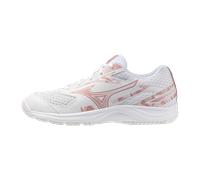 Mizuno STEALTH STAR 3 Jr. Zapatillas de balonmano Blanco/Rose Elegance/Lava Falls Júnior Talla 34