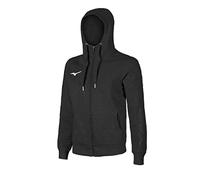 Mizuno Sweat FZ Hoodie Sudadera, Black, XL para Hombre