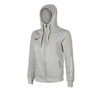 Mizuno Sweat FZ Hoodie Sudadera, Heather Grey, XL para Hombre
