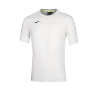 MIZUNO TEAM TEE WHITE SILVER MAGLIA A MANICA CORTA IN COTONE DA UOMO