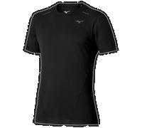 Mizuno Tech Light Dryaeroflow Short Sleeve Tee Negro Hombre Talla L