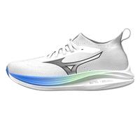 Mizuno Tenis de Correr Neo Zen para Hombre, Blanco-Frontera Azul, 43 EU