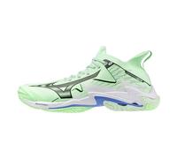 Mizuno Tenis de voleibol Wave Lightning Neo 3 unisex para adultos, Menta Neo/Blanco, 12 Wide Women/10.5 Men