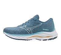 Mizuno Tenis Wave Rider 26 para Mujer, Mountainspring Wht Flax, 36.5 EU