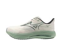 Mizuno Tenis Wave Rider 29 para Hombre, Blanco/Verde Bistro, 42 EU