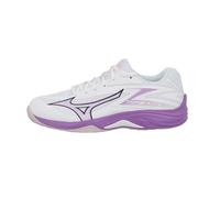 Mizuno Thunder Blade Z V1GC237010 - Zapatillas de voleibol para mujer, color blanco y morado, White Patrician Purple Quince, 42 EU