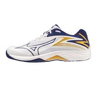 Mizuno Thunder Blade Z, Voleibol Unisex Adulto, White Blueribbon MP Gold, 46.5 EU