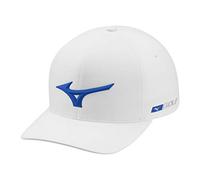 Mizuno Tour Delta Fitted Hat, Large/Extra Large, White