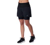 Mizuno Trail Multipocket 2in1 Short Negro Mujer Talla M