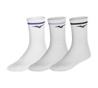 Mizuno TRAINING 3P SOCKS WITH LINE Blanco/Ether/Bellwether Mujer/Hombreo Talla S
