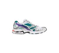 Mizuno Unisex Shoe S.l.wave Rider 10 White/silver/tealblue Talla: 46 | Zapatillas de Fitness Outlet | Unisex | Blanco