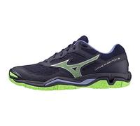 Mizuno Unisex Wave Phantom 3 Indoor, Eblue Techgreen Lolite, 46 EU