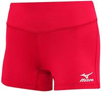 Mizuno Victory Short 440656.905S.08.XXL Victory - Pantalones Cortos de Voleibol de 3,5 Pulgadas, Mujer, 440656.1010.06.L, Rojo, L
