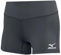 Mizuno Victory Short 440656.905S.08.XXL Victory - Pantalones Cortos de Voleibol de 3,5 Pulgadas, Mujer, 440656.9292.05.M, Gris Oscuro, M