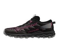 Mizuno Wave Daichi 7 Gtx Zapatillas para carreras de montaña para Mujer, Negro (Black/Fuchsia Fedora/Quiet Shade), 40 EU