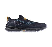 Mizuno Wave Daichi 9 GTX - Zapatillas de Trail Running impermeables, Barítono Blue Citrus Capri Breeze, 44.5 EU