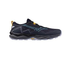 Mizuno Wave Daichi 9 GTX - Zapatillas de Trail Running impermeables, Barítono Blue Citrus Capri Breeze, 46 EU