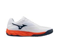 Mizuno Wave Enforce Court 2 AC - Zapatillas de tenis unisex (tejido blanco), color blanco