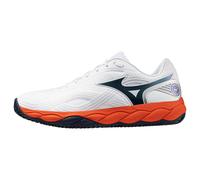 Mizuno Wave Enforce COURT 2 Clay White/Insignia Blue Zapatillas de tenis para hombre EUR 44,5