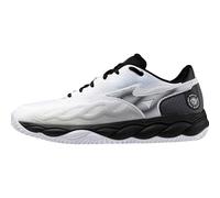 Mizuno Wave Enforce Court CC - Tenis para Hombre, Blanco/Negro/Iron Gate, Talla 7.5 UK