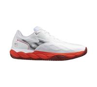 Mizuno Wave Enforce Court CC, Zapatillas de tenis para hombre, Blanco/rojo, 42 EU