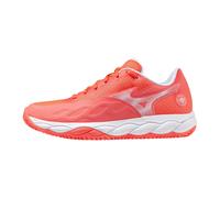 Mizuno Wave Enforce Court Clay W Calypso Coral/White/Barelypink Zapatillas de tenis para mujer EUR 37